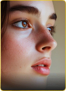 philtrum to nose ratio